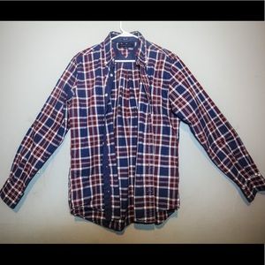 Tommy Hilfiger plaid button up